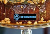 Indulge in the Irresistible Caramel Nut Pound Cake | 101 Simple Recipe
