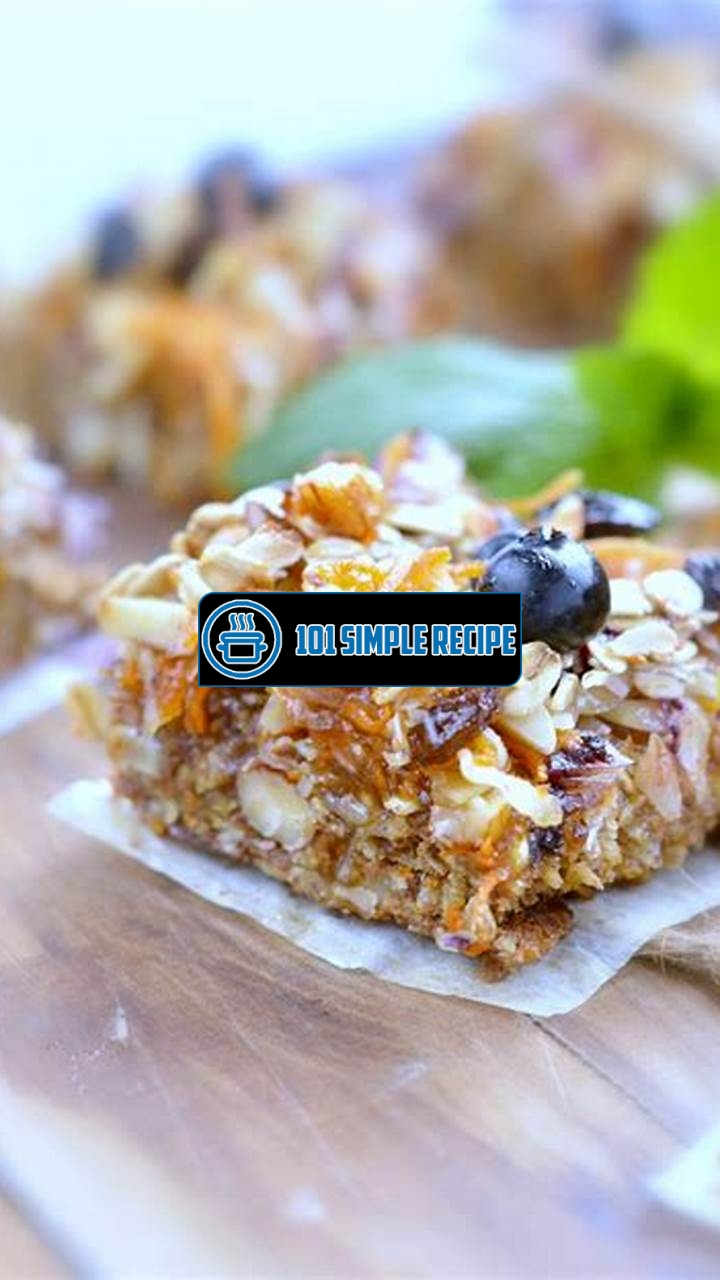 Indulge in Delicious Carrot Cake Baked Oatmeal Bars | 101 Simple Recipe