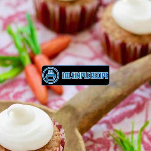 Delicious Carrot Cake Cupcakes with Applesauce Recipe | 101 Simple Recipe