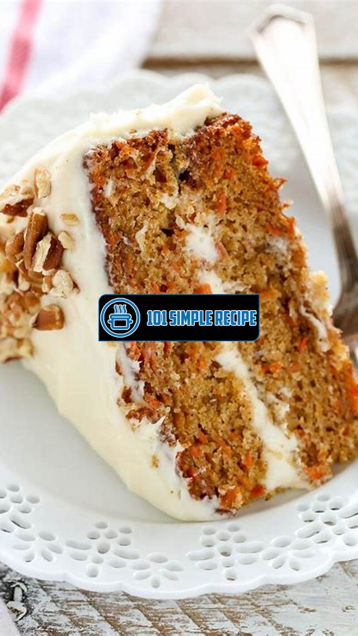 Delicious Carrot Cake Recipe Pictures for Your Next Baking Adventure | 101 Simple Recipe