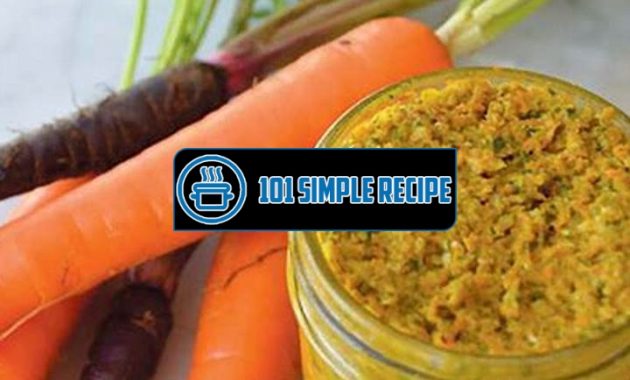 Carrot Top Pesto Recipe With Pine Nuts | 101 Simple Recipe