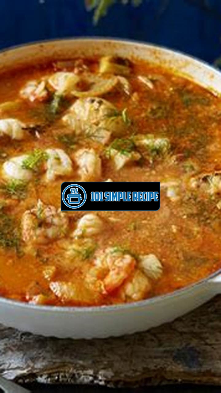 Delicious and Authentic Catalan Fish Stew Recipe | 101 Simple Recipe