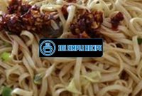Discover the Irresistible Taste of Chao Mian Noodles | 101 Simple Recipe