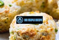 The Perfect Cheddar and Jalapeno Biscuits Recipe | 101 Simple Recipe
