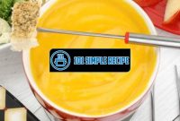 Delicious Cheddar Cheese Fondue Recipe | 101 Simple Recipe