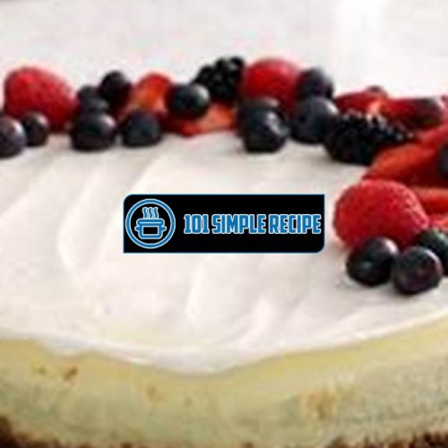 Cheesecake Recipe Without Sour Cream New York | 101 Simple Recipe