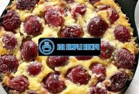 The Irresistible Cherry Clafouti Recipe You Need to Try | 101 Simple Recipe