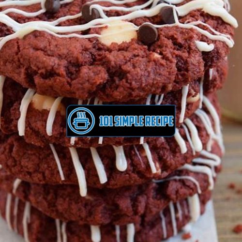 Easy and Delicious Chewy Red Velvet Cookies Recipe! | 101 Simple Recipe