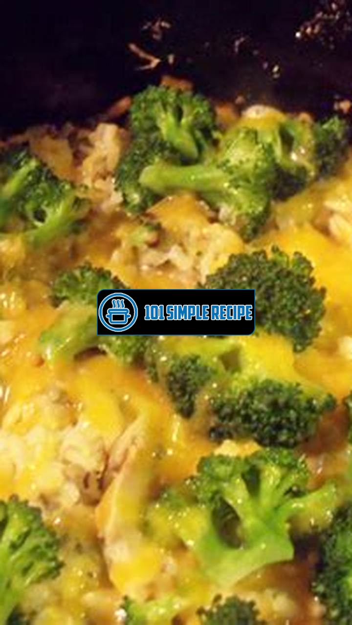 Delicious and Healthy Chicken and Broccoli Recipe | 101 Simple Recipe