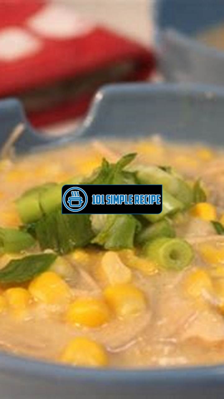 Delicious Chicken and Sweetcorn Noodle Soup Recipe | 101 Simple Recipe