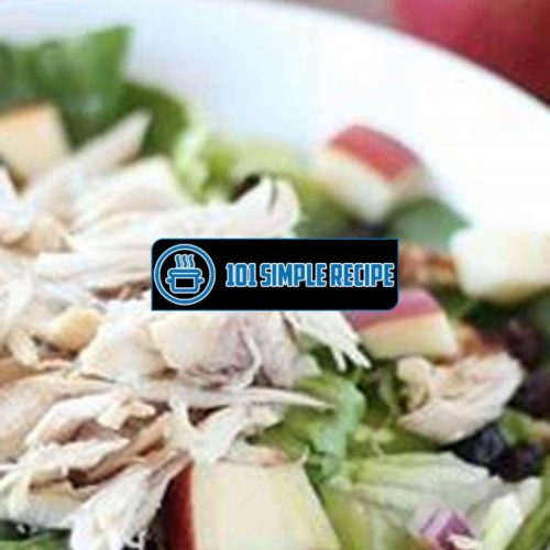 Discover the Refreshing Flavors of Chicken Apple Salad | 101 Simple Recipe
