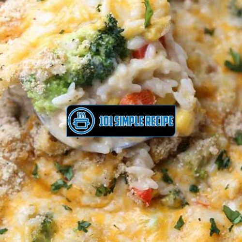 Delicious Chicken Broccoli Rice Casserole Recipe | 101 Simple Recipe