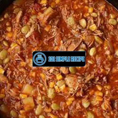 Delicious Chicken Brunswick Stew Recipe | 101 Simple Recipe