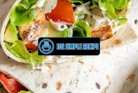 Delicious and Healthy Chicken Caesar Wrap Recipe | 101 Simple Recipe