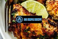 Healthy Chicken Cilantro Recipes to Savor | 101 Simple Recipe