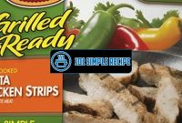 Delicious Chicken Fajita Strips, Ready to Cook | 101 Simple Recipe