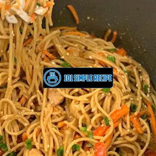 Delicious Chicken Lo Mein Made Easy in an Instant Pot | 101 Simple Recipe