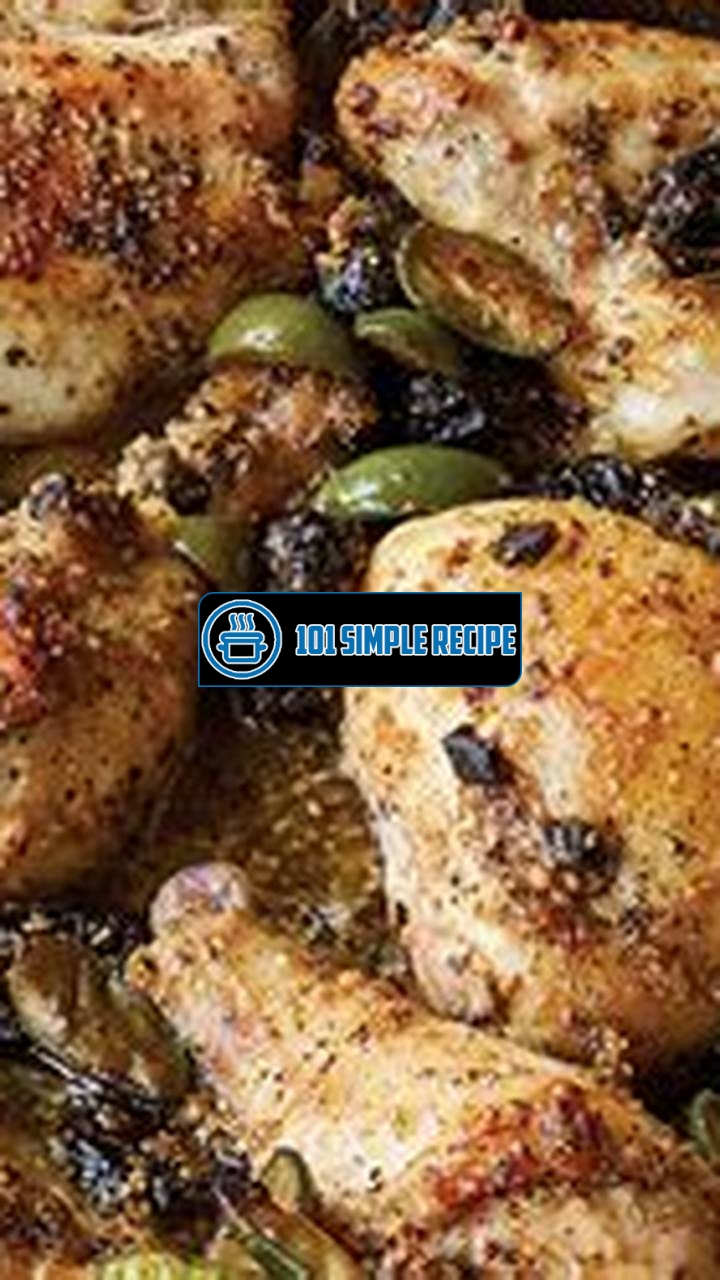 Ina Garten's Chicken Marbella: A Delicious Recipe | 101 Simple Recipe