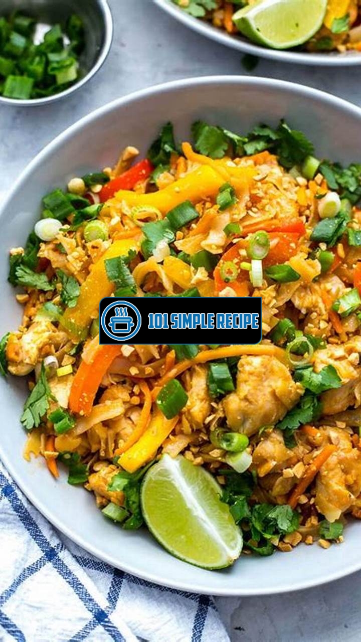 Delicious Chicken Pad Thai Recipe for Instant Pot | 101 Simple Recipe