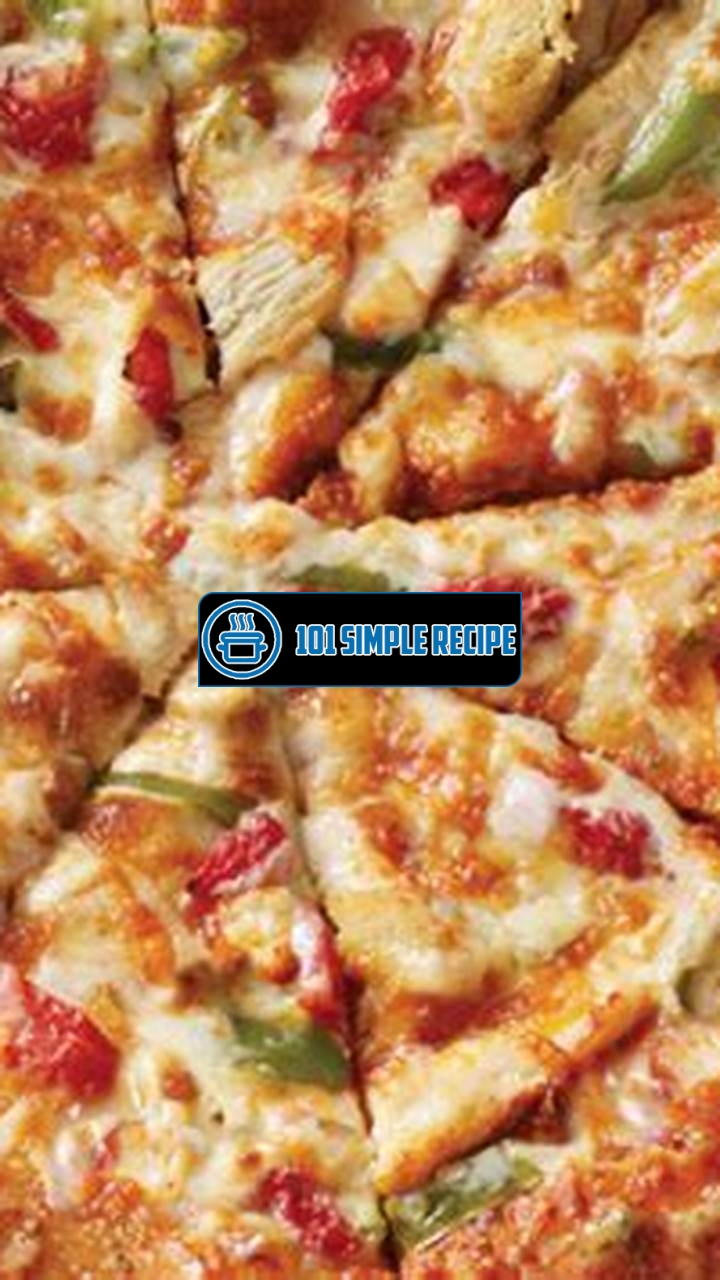Delicious Chicken Taco Pizza from Dominos | 101 Simple Recipe