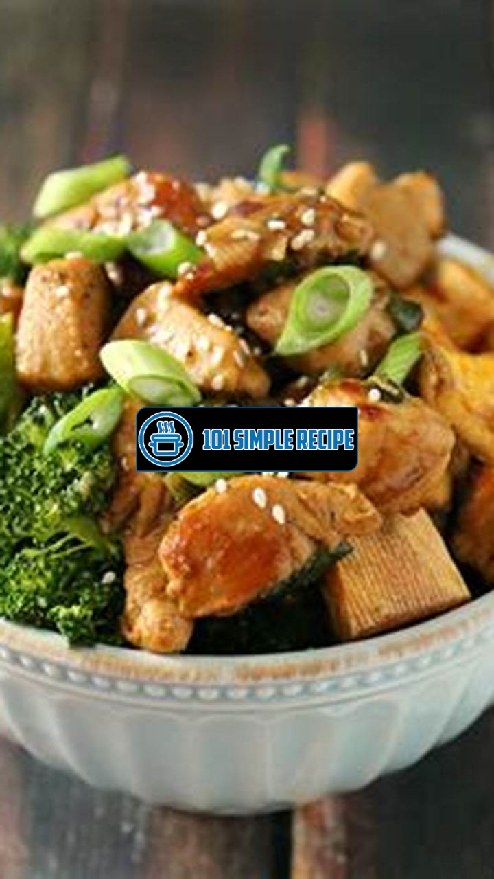 Delicious Chicken Teriyaki Bowl | 101 Simple Recipe