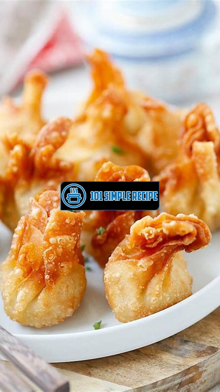 Deliciously Crispy Chicken Wonton Fried to Perfection | 101 Simple Recipe