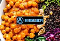 Delicious and Nutritious Chickpea Bowl Recipes | 101 Simple Recipe