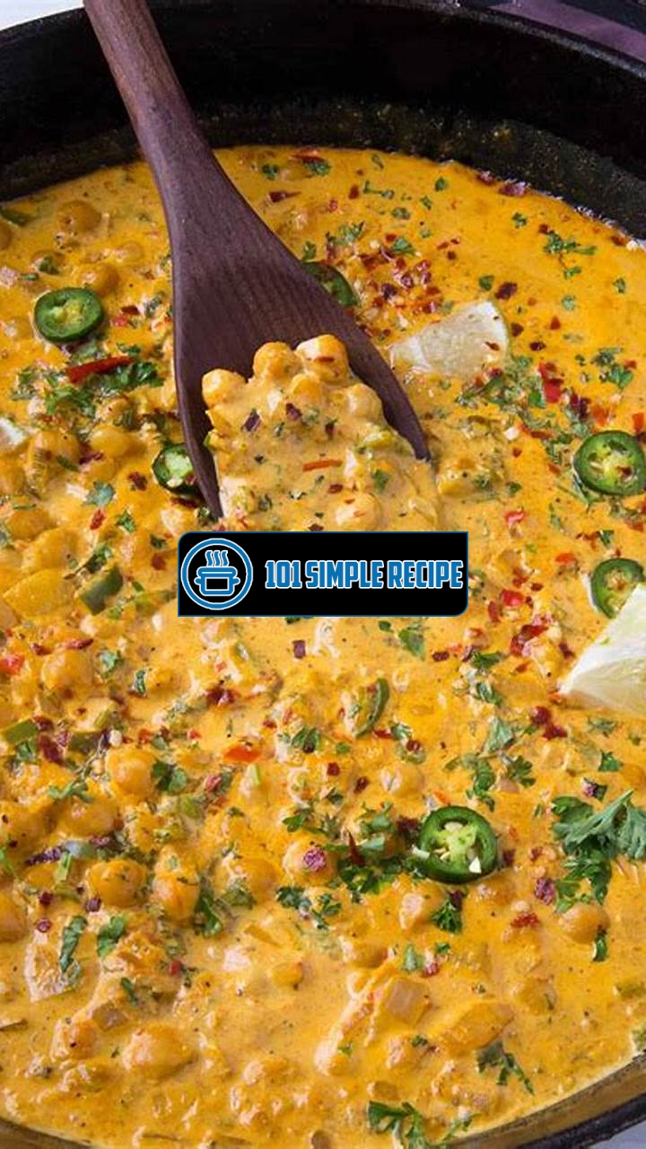 Delicious Chickpea Curry Recipe: A Flavorful Vegan Delight | 101 Simple Recipe