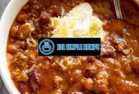 How to Make Delicious Chili Recipe with Beans from Scratch | 101 Simple Recipe