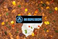 Discover the Perfect Instant Pot Chili Recipe with Beans | 101 Simple Recipe