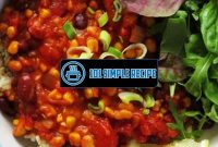 How to Make a Delicious Chili Sin Carne | 101 Simple Recipe