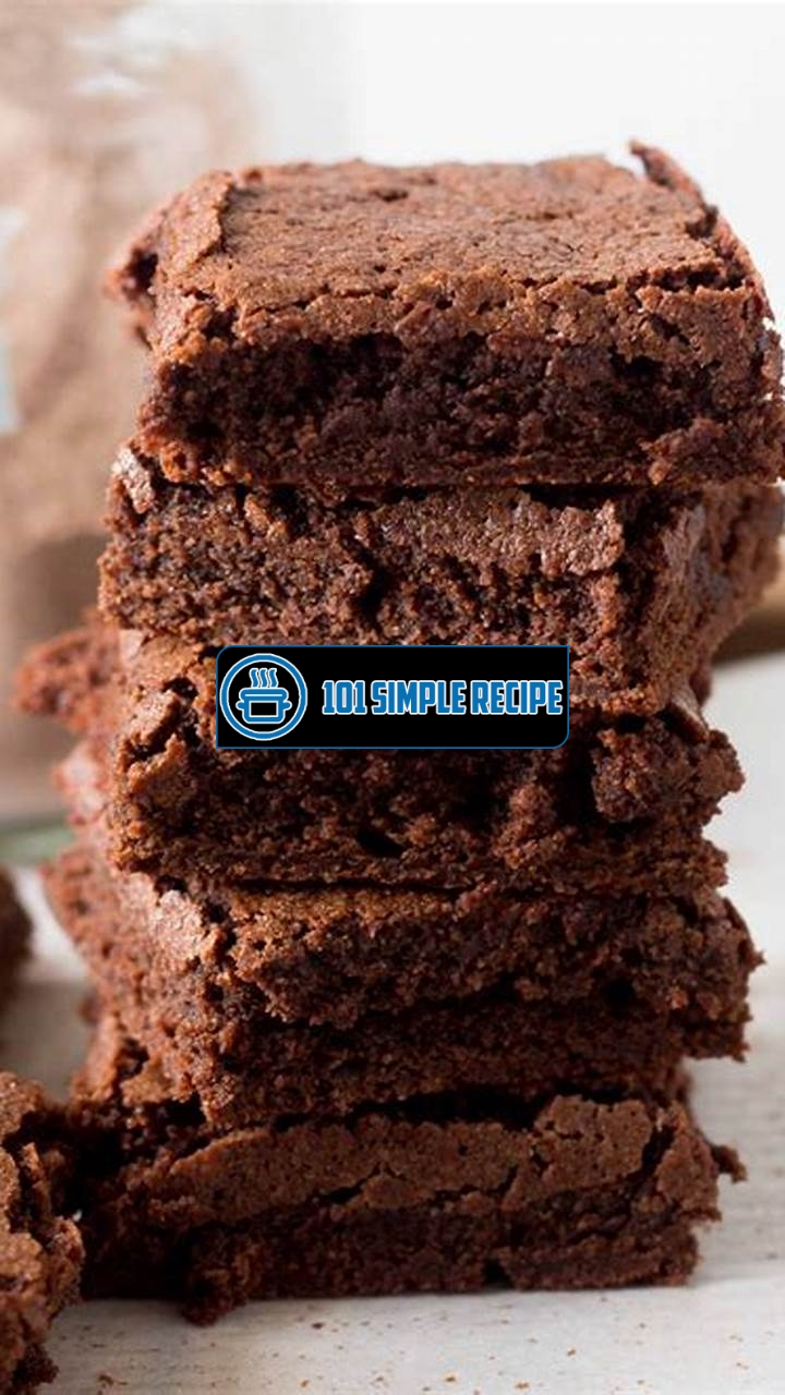 Indulge in the Best Homemade Chocolate Brownie Recipe | 101 Simple Recipe