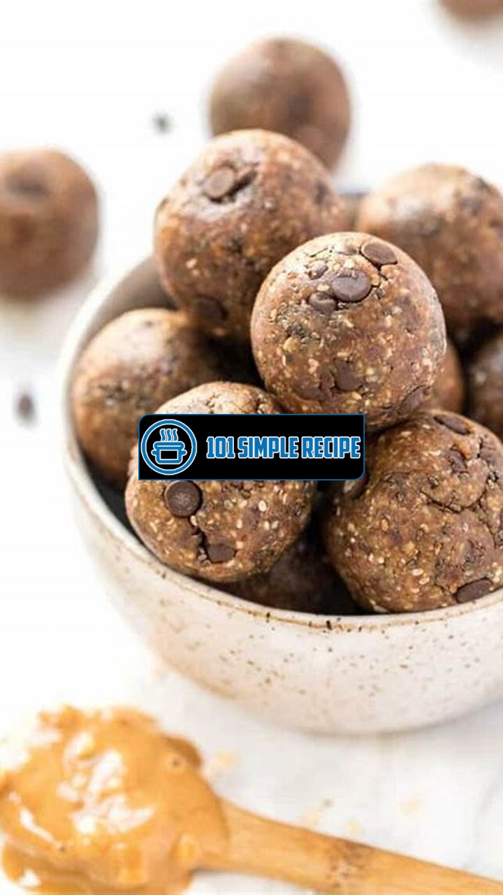 Delicious Chocolate Chip Peanut Butter Energy Balls | 101 Simple Recipe