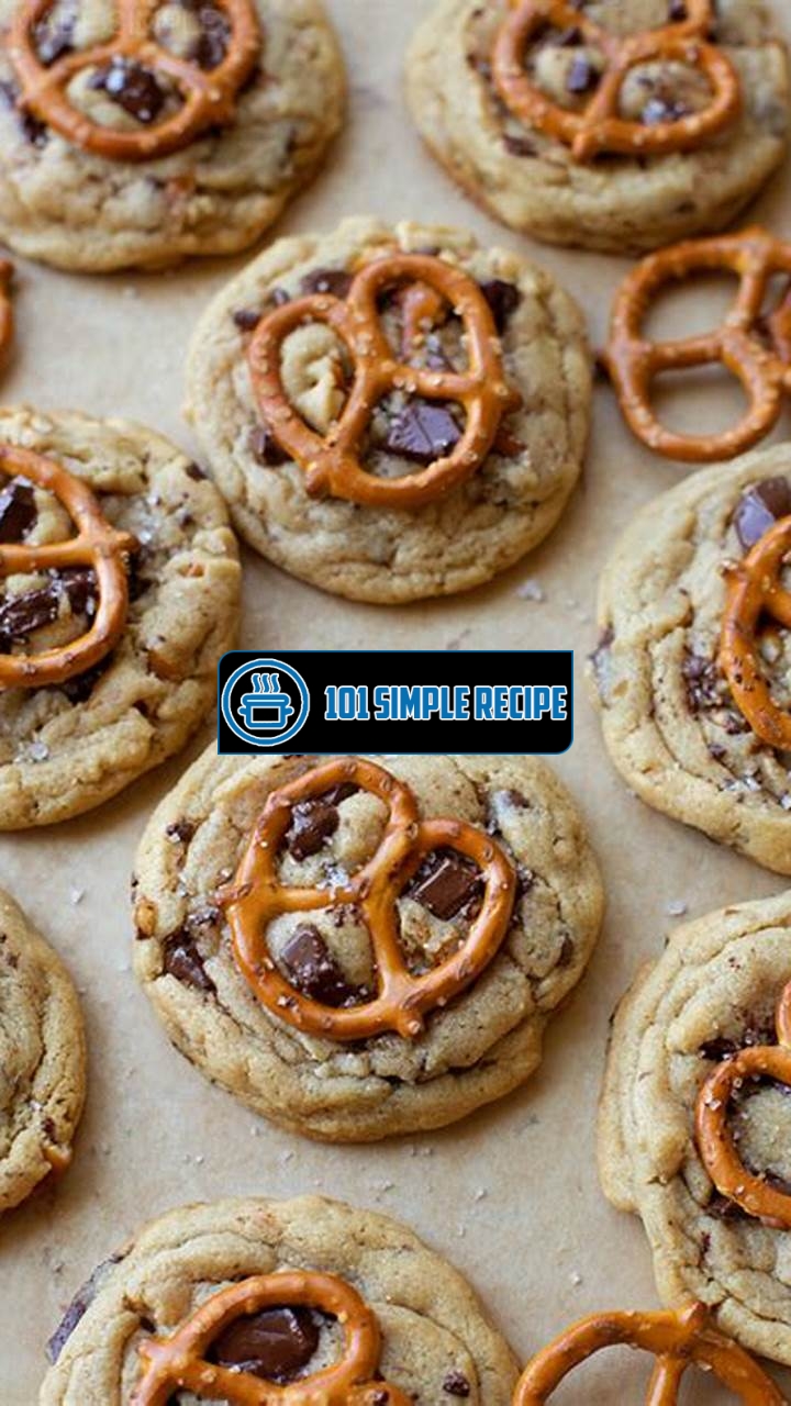The Irresistible Chocolate Chunk Pretzel Cookie Recipe | 101 Simple Recipe