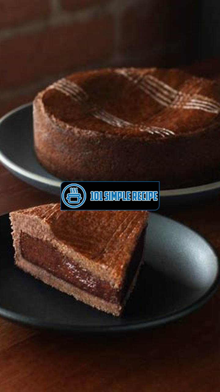 Irresistibly Rich Chocolate Gateau Basque: A Decadent Delight | 101 Simple Recipe