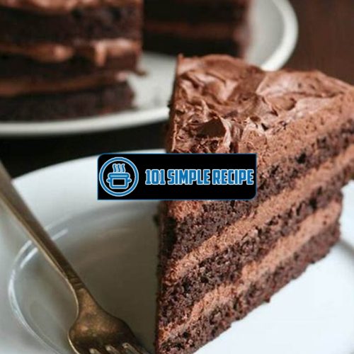 A Decadent Chocolate Layer Cake with Ganache Frosting | 101 Simple Recipe