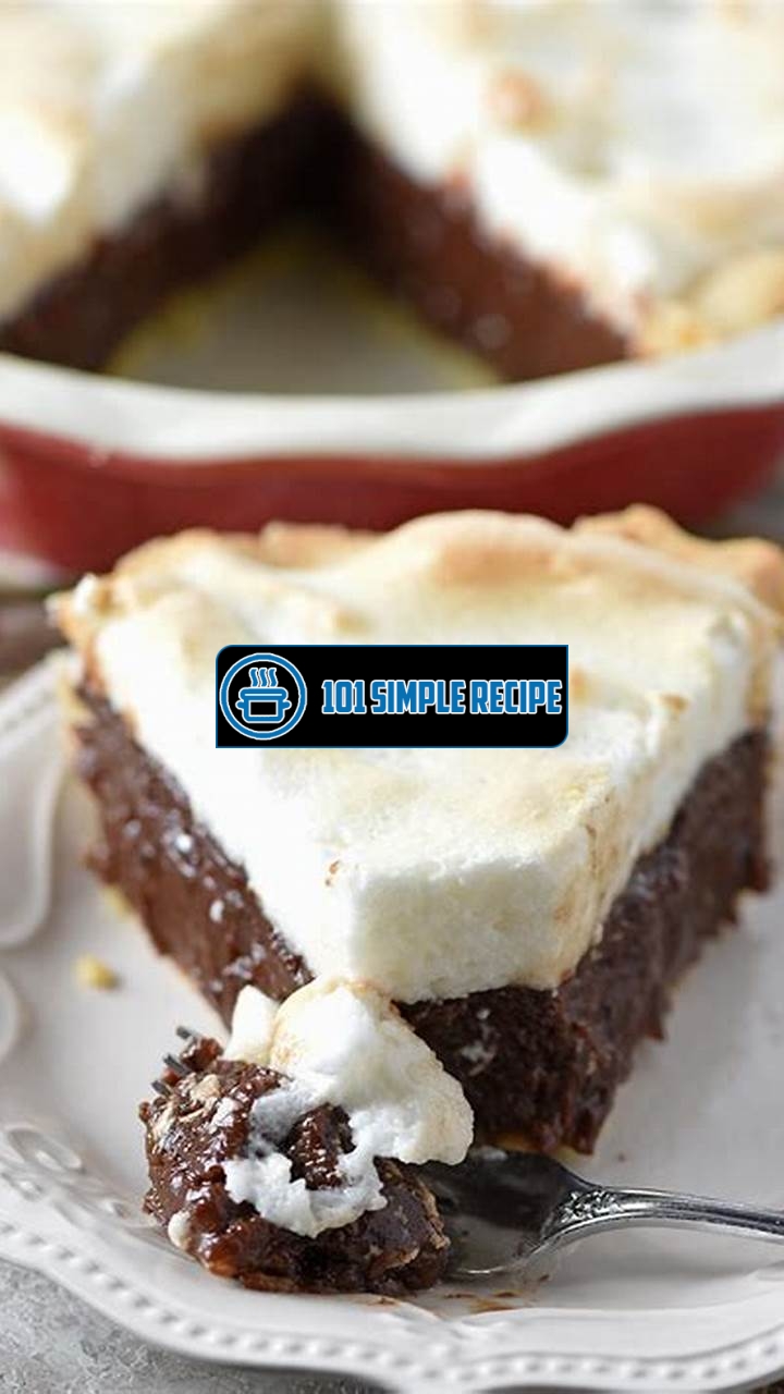 Indulge in the Irresistible Delight of Chocolate Meringue Pie | 101 Simple Recipe
