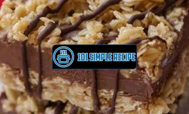Indulge in Delicious and Easy Chocolate Oat Bars | 101 Simple Recipe