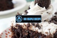 Indulge in the Irresistible Delight of Chocolate Oreo Poke Cake | 101 Simple Recipe