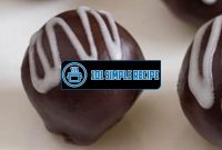 Indulge in Delicious Chocolate Truffles with Only 2 Ingredients | 101 Simple Recipe