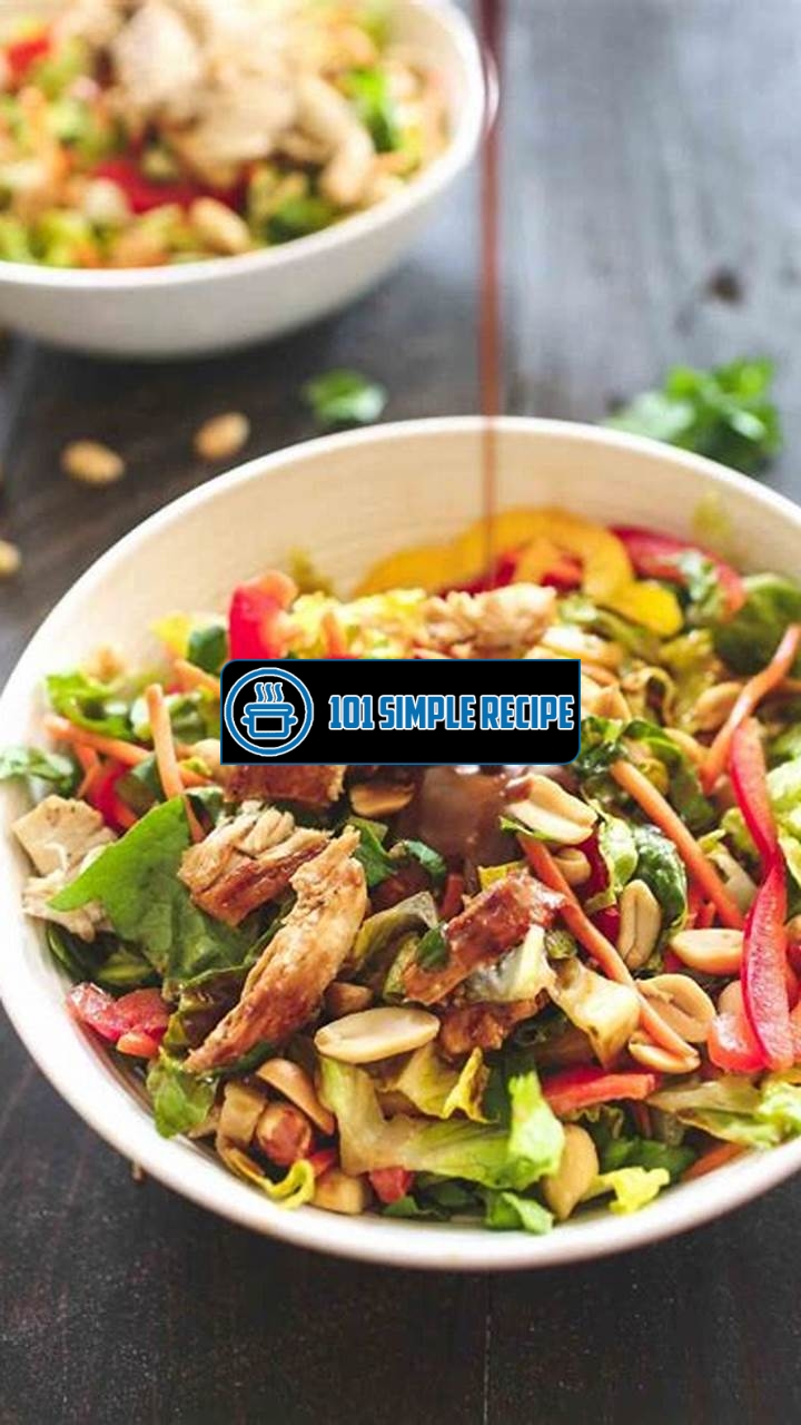 Irresistible Chopped Thai Chicken Salad for a Flavorful Crunch | 101 Simple Recipe