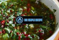 Delicious Cilantro Chimichurri Recipe for Flavorful Meals | 101 Simple Recipe