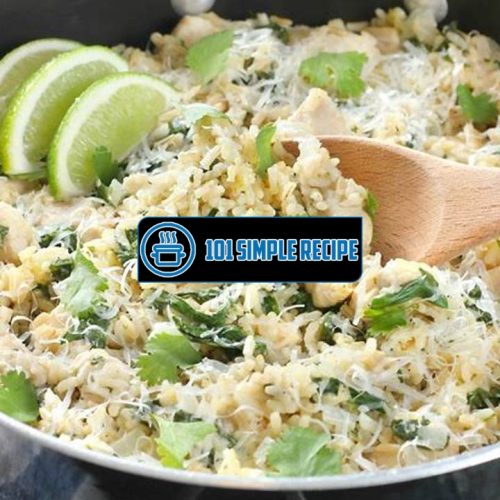 Delicious Cilantro Lime Chicken and Rice Recipe | 101 Simple Recipe