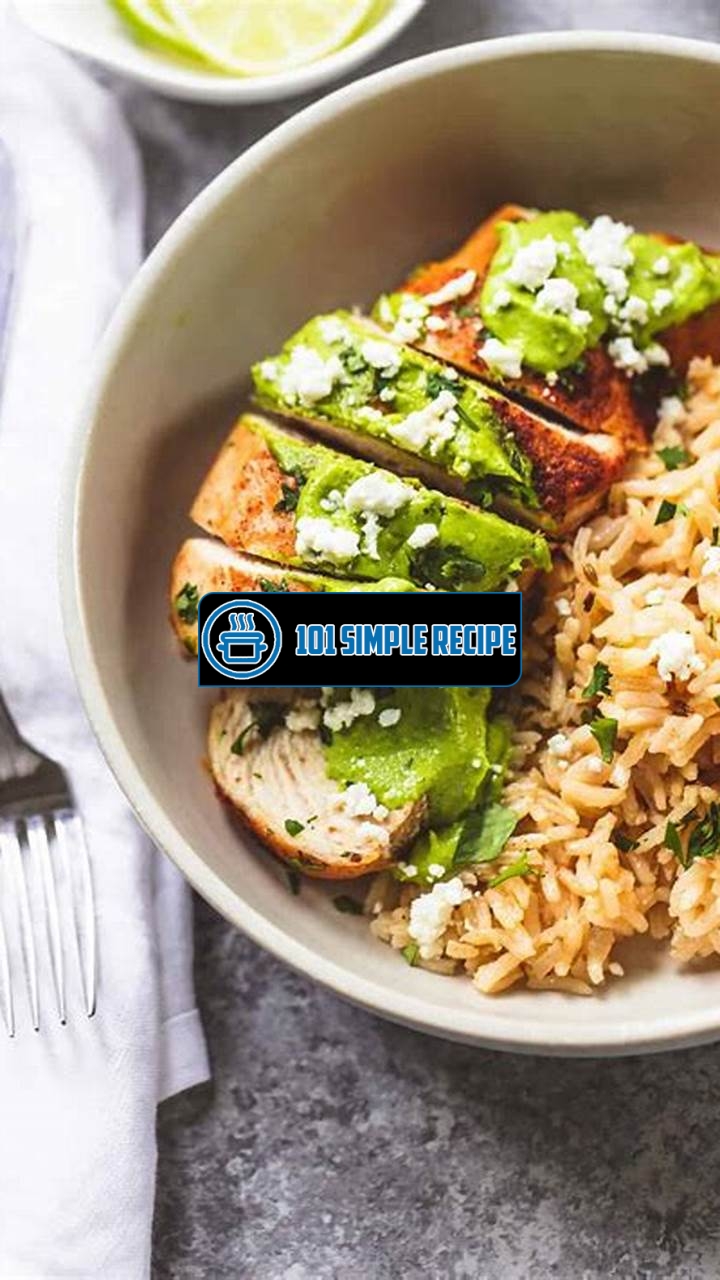 Cilantro Lime Chicken and Rice | 101 Simple Recipe