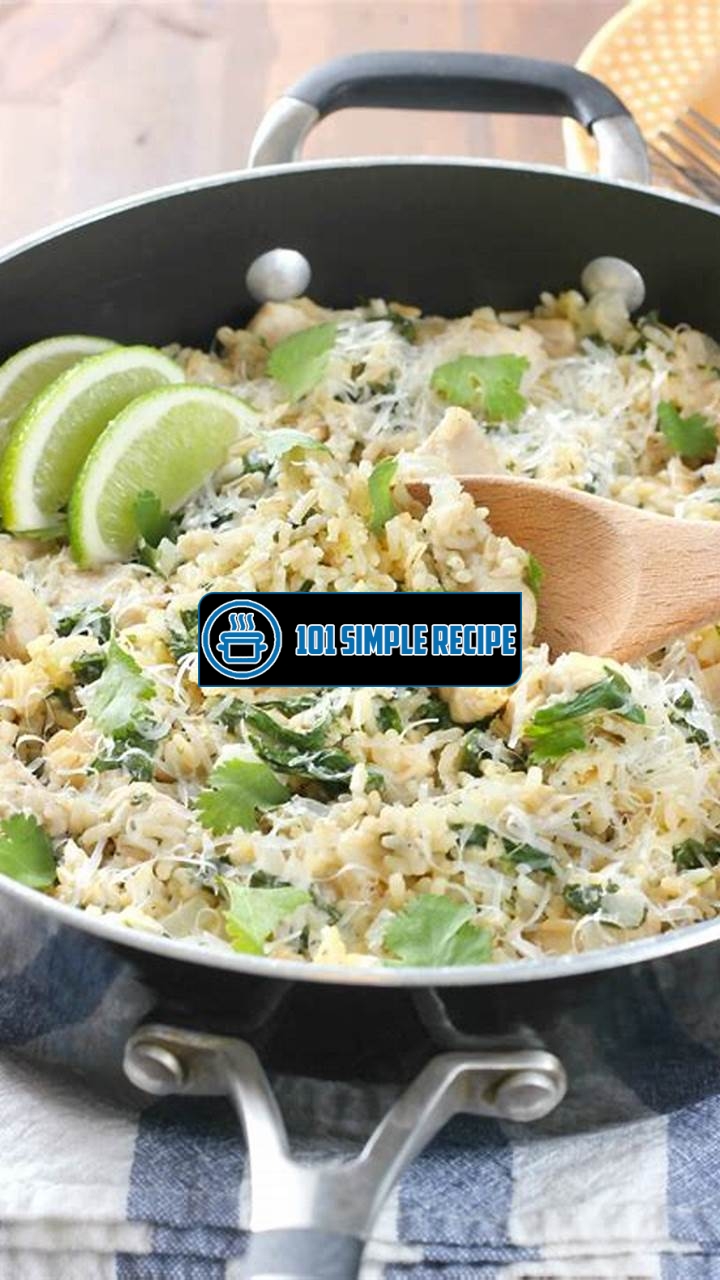 Delicious Cilantro Lime Chicken Rice Recipe | 101 Simple Recipe