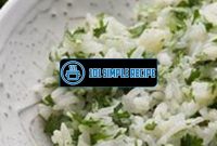 Discover the Flavors of Cilantro Lime Jasmine Rice | 101 Simple Recipe