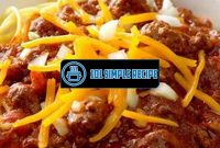 A Speedy Cincinnati Chili Recipe to Savor | 101 Simple Recipe