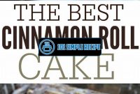 Cinnamon Roll Cake Recipe Eating On A Dime | 101 Simple Recipe