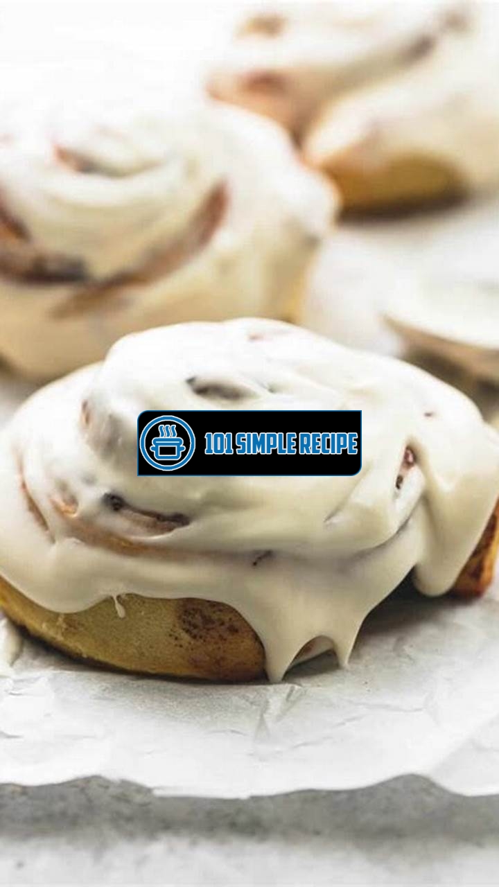 Irresistible Cinnamon Roll Icing: A Sweet Finishing Touch | 101 Simple Recipe