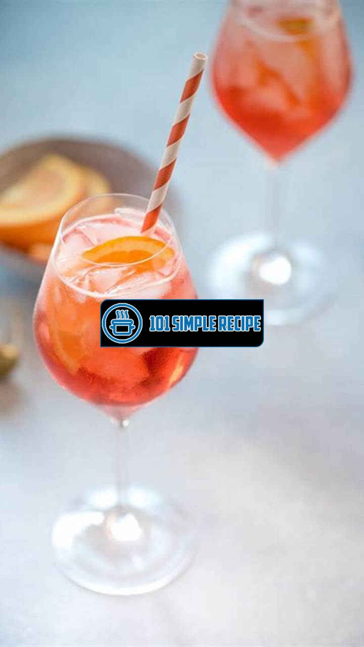 Master the Perfect Aperol Spritz Cocktail | 101 Simple Recipe